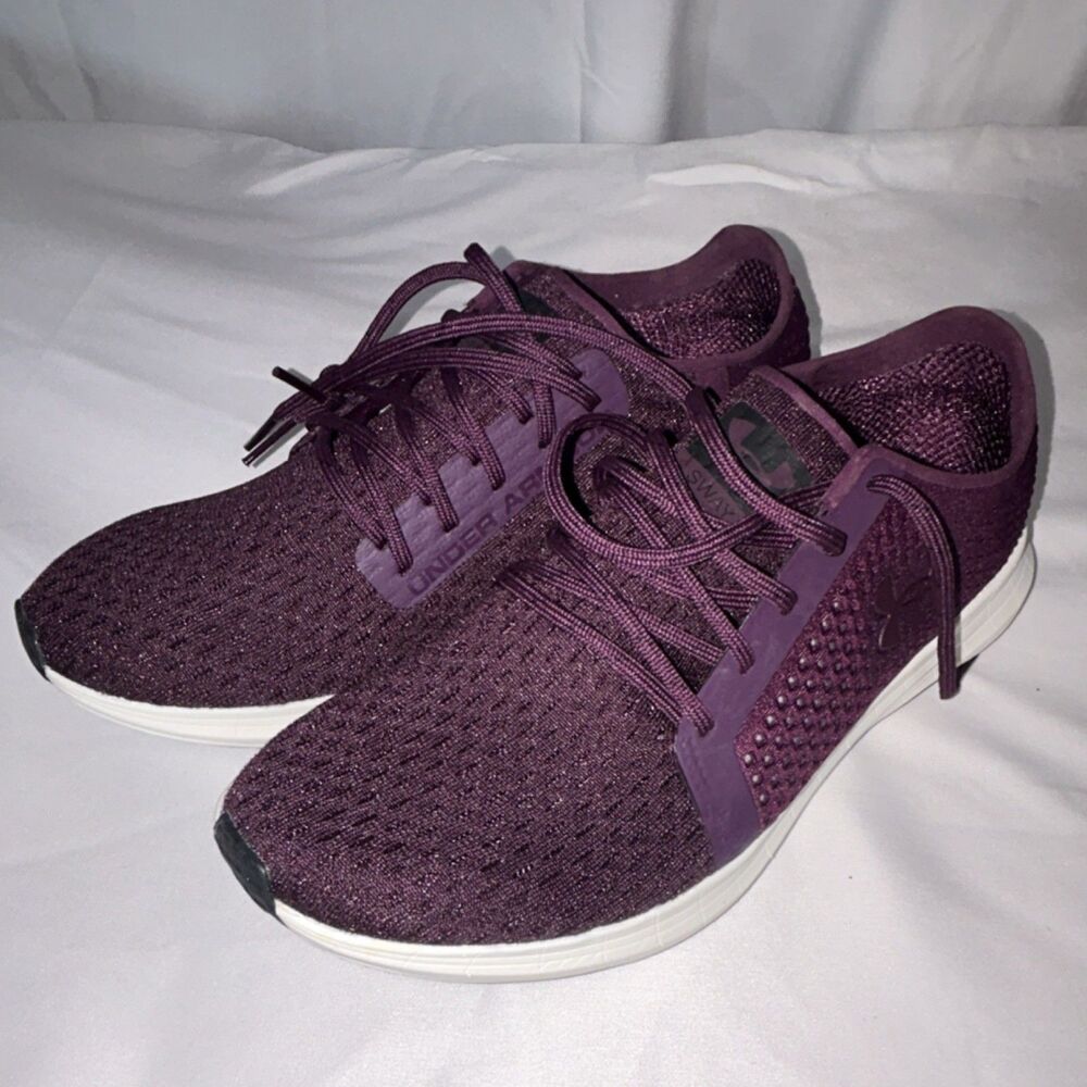 Under Armour Sway Women's Purple Lightweight Mesh Sneakers Lace Up 3000102-502